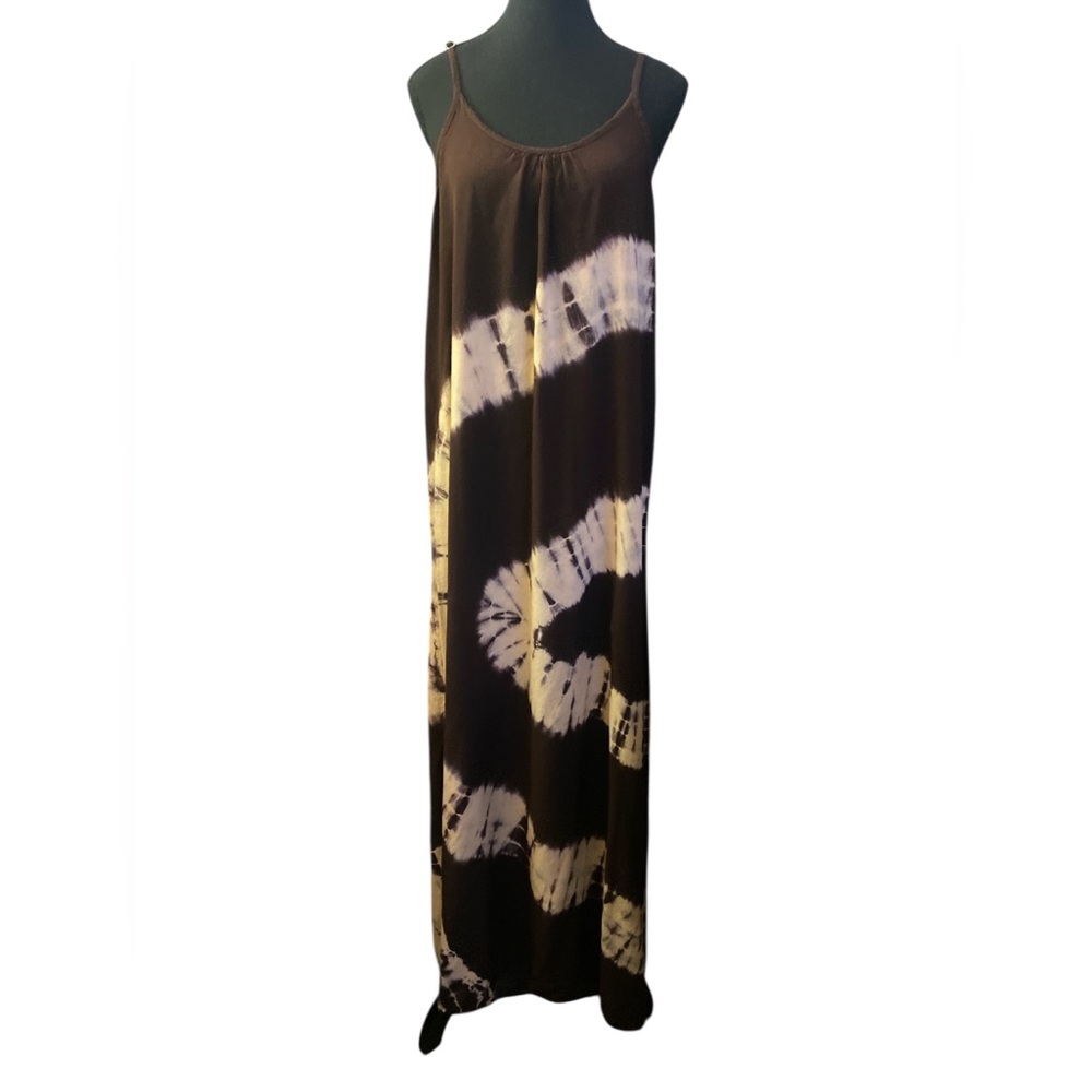 ****SALE*** Rivera Sun Brown Tie-Dye Maxi Dress XL GUC